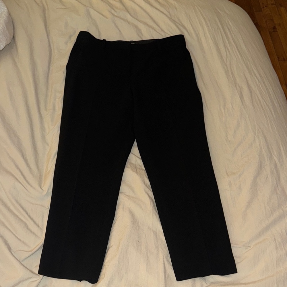 Womens Black Theory Trousers